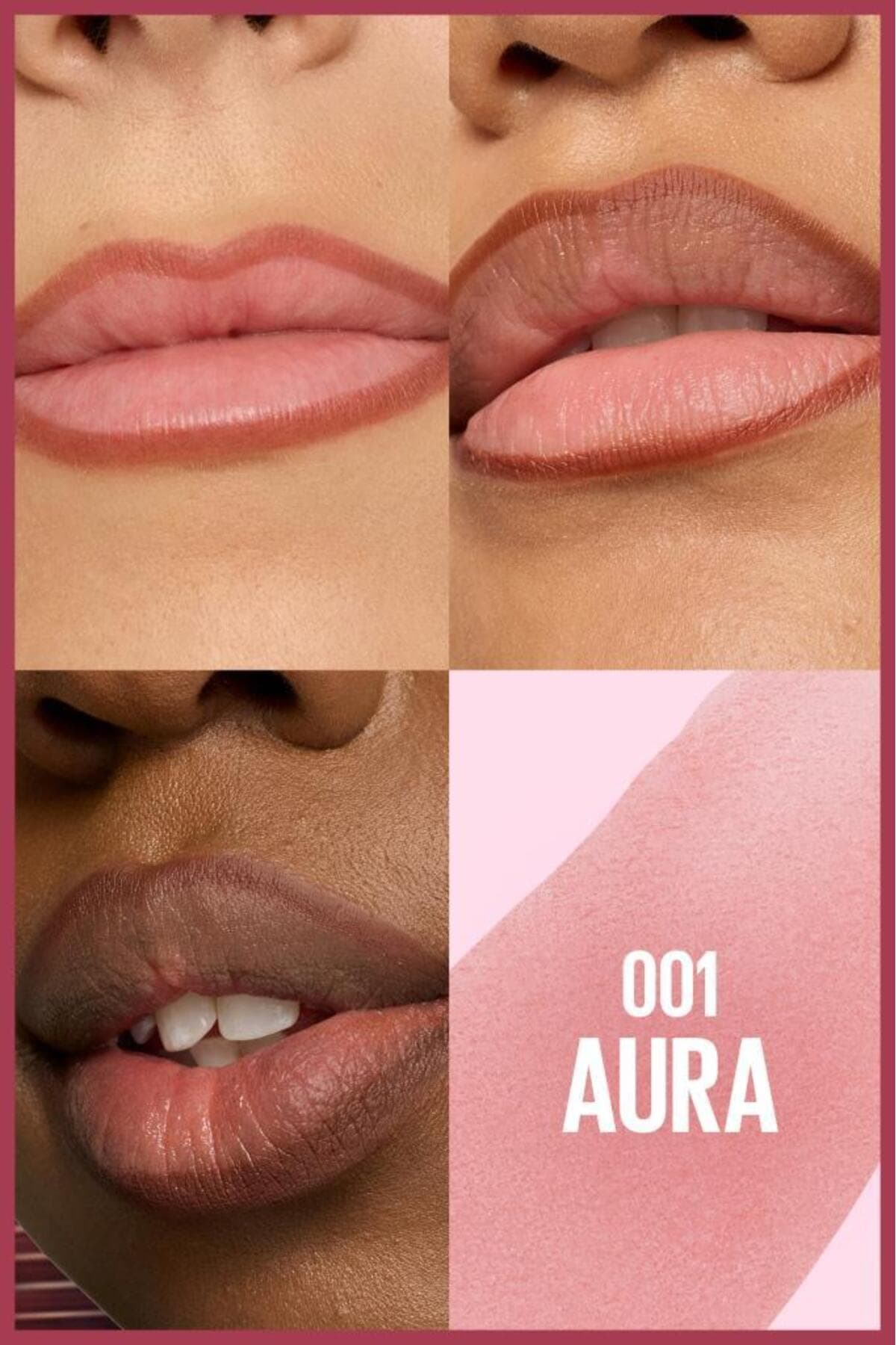 تینت لب Maybelline New York Super Stay قابل جداشدن رنگ 01 Aura تینت لب Maybelline New York Super Stay قابل جداشدن رنگ 01 Aura
