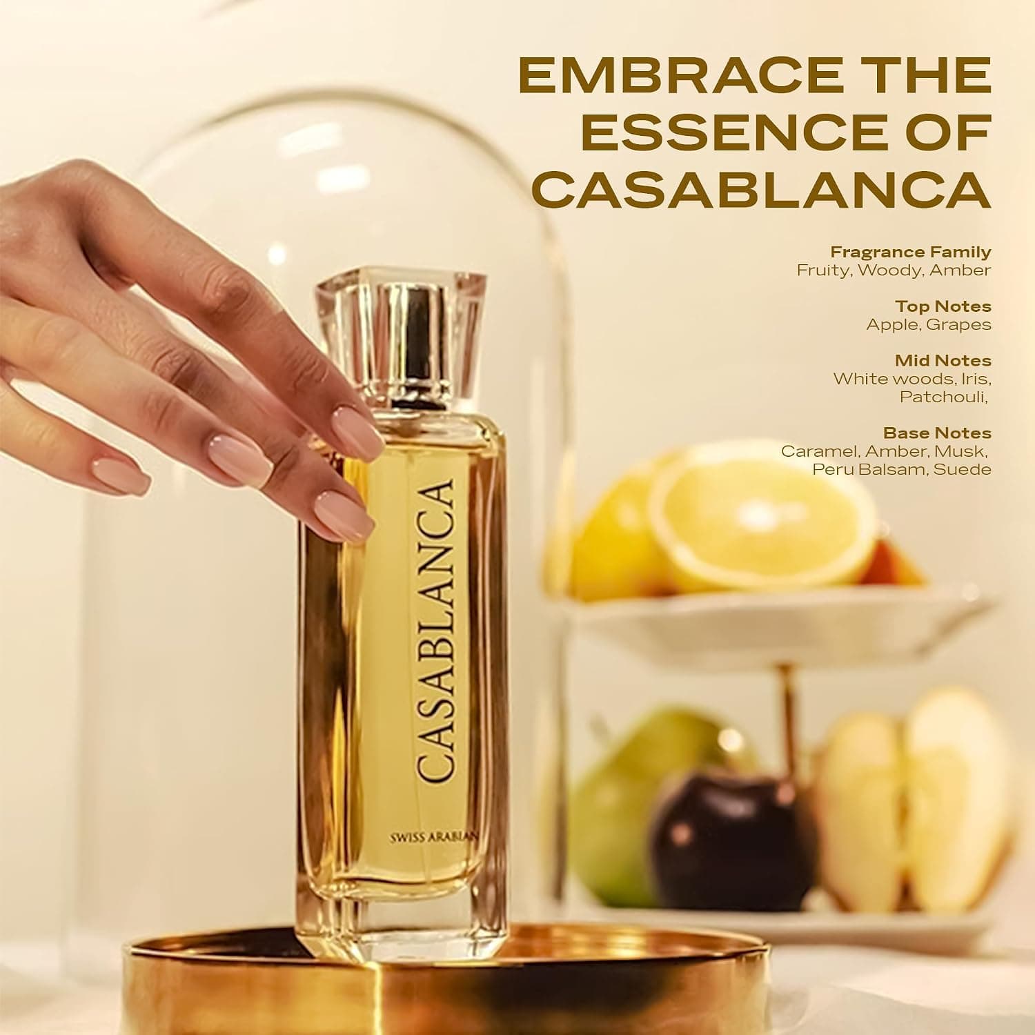 عطر زنانه Swiss Arabian ادو پرفیوم اسپری مدل Casablanca 3.4 Oz عطر زنانه Swiss Arabian ادو پرفیوم اسپری مدل Casablanca 3.4 Oz