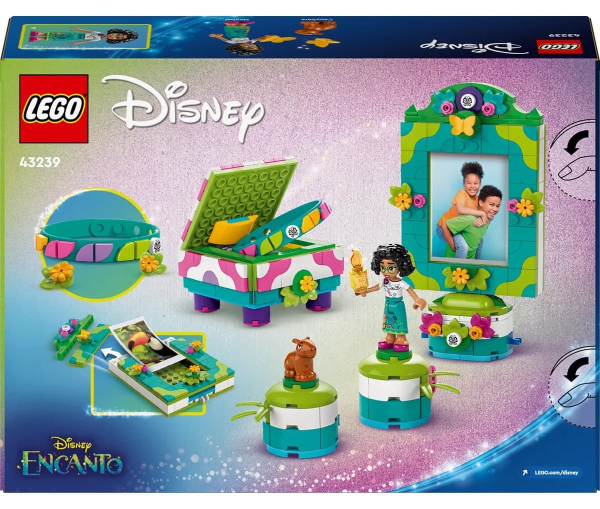 لگو قاب عکس و جعبه جواهرات Disney Mirabel مدل 43239 لگو قاب عکس و جعبه جواهرات Disney Mirabel مدل 43239