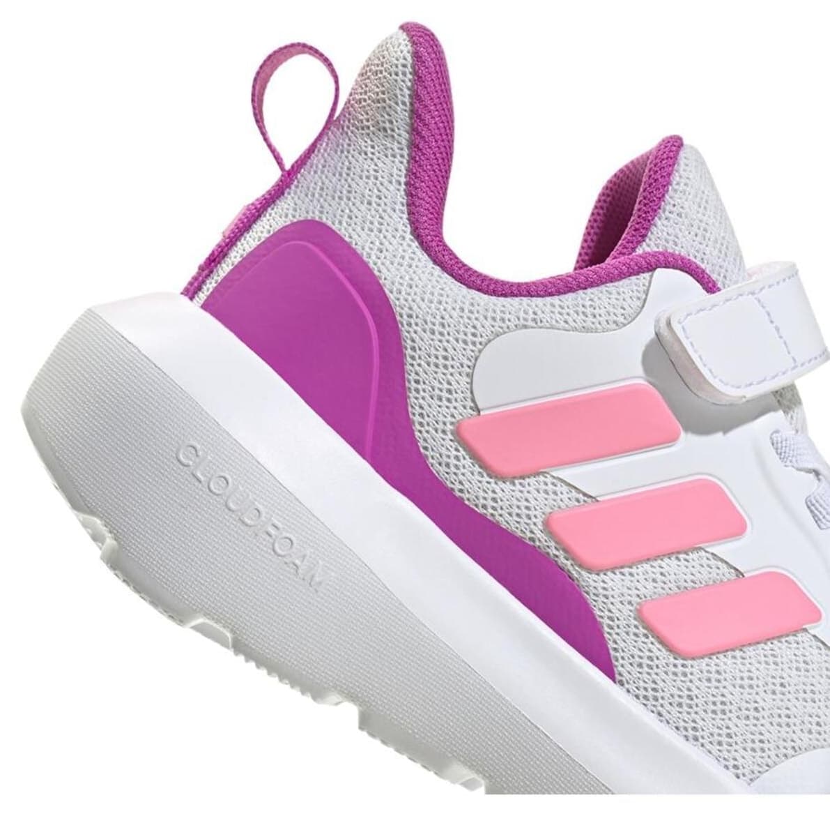 کفش پیادهروی بچگانه adidas سفید بنفش مدل JI2191 FortaRun 3.0 EL C کفش پیادهروی بچگانه adidas سفید بنفش مدل JI2191 FortaRun 3.0 EL C