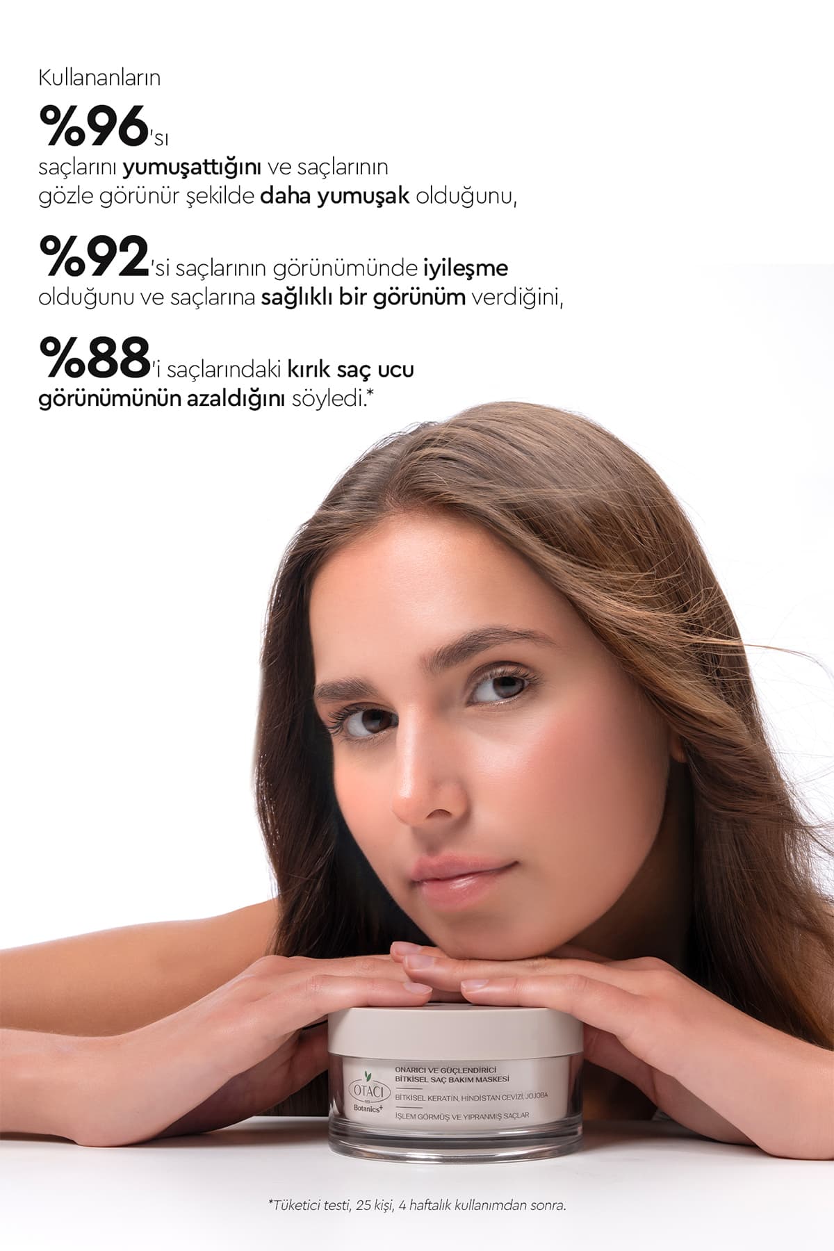 ماسک مراقبت از موی گیاهی برای موهای تحت درمان و آسیبدیده Otacı ترمیمکننده و تقویتکننده ماسک مراقبت از موی گیاهی برای موهای تحت درمان و آسیبدیده Otacı ترمیمکننده و تقویتکننده