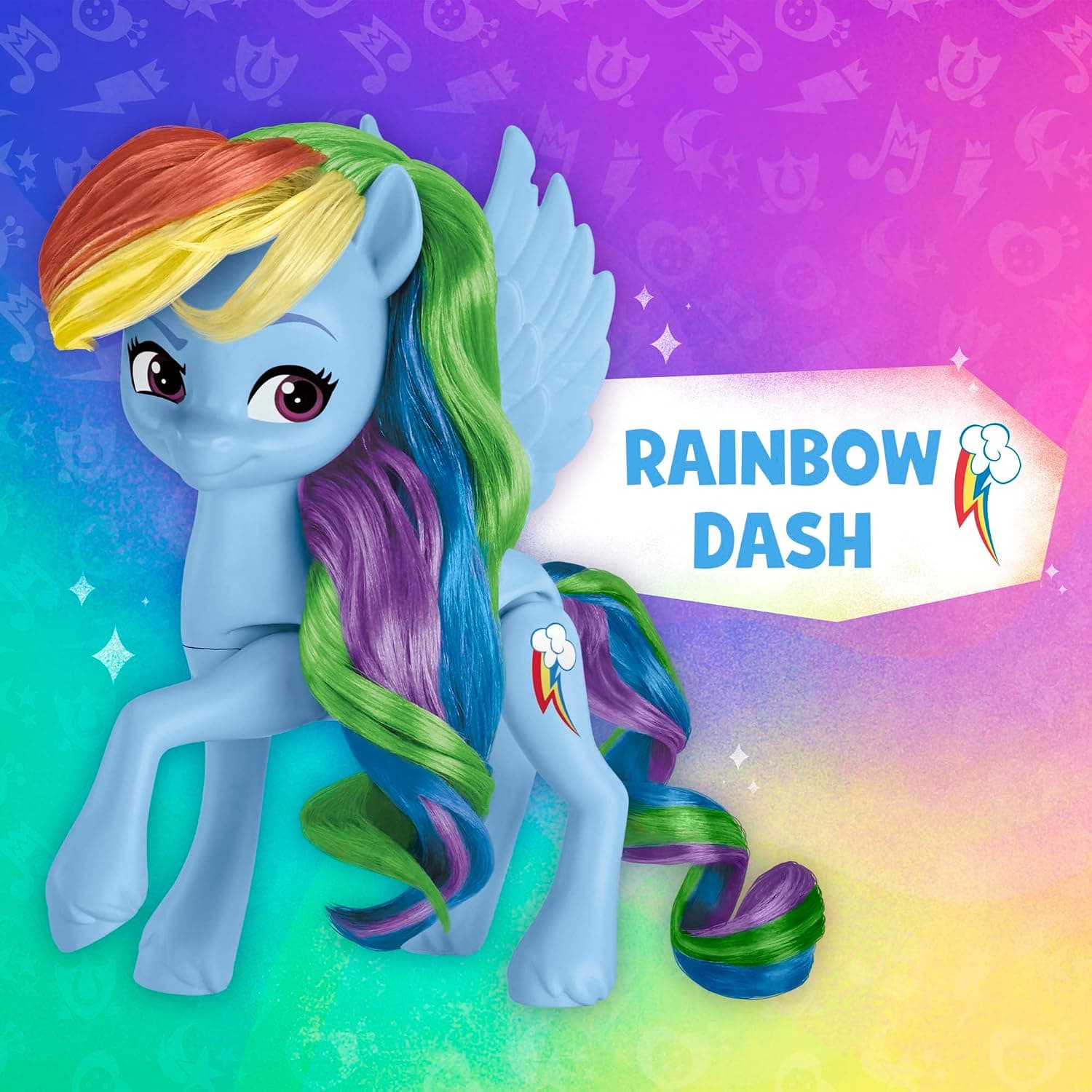 مجموعه ۶تایی عروسک اسب تکشاخ My Little Pony برای دختران و پسران ۳ ساله، مدل Rainbow Celebration، 5.5-Inch مجموعه ۶تایی عروسک اسب تکشاخ My Little Pony برای دختران و پسران ۳ ساله، مدل Rainbow Celebration، 5.5-Inch