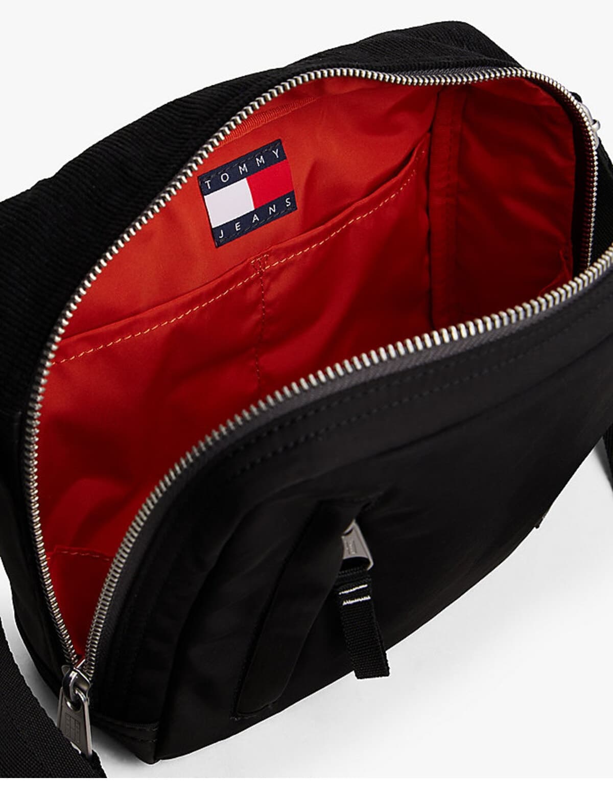 کیف مردانه Tommy Hilfiger مشکی با بند کراسبادی کیف مردانه Tommy Hilfiger مشکی با بند کراسبادی