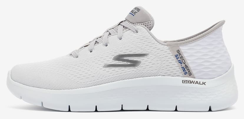 کفش پیادهروی مردانه Skechers GO WALK FLEX NEW WORLD سفید خاکستری مدل 216505TK WGY کفش پیادهروی مردانه Skechers GO WALK FLEX NEW WORLD سفید خاکستری مدل 216505TK WGY