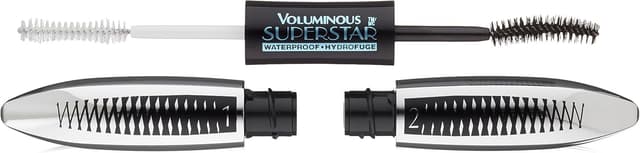 ریمل L'Oreal Paris Voluminous Superstar ضدآب مشکیترین مشکی، 0.41 Fl. Oz ریمل L'Oreal Paris Voluminous Superstar ضدآب مشکیترین مشکی، 0.41 Fl. Oz