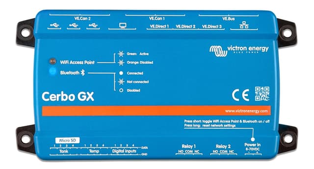 سیستم کنترلر و مانیتور Victron Energy نسخه MK2 سیستم کنترلر و مانیتور Victron Energy نسخه MK2