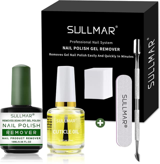 ست پاککننده لاک ژل ناخن SULLMAR همراه روغن کوتیکول 16ml/0.56fl.oz ست پاککننده لاک ژل ناخن SULLMAR همراه روغن کوتیکول 16ml/0.56fl.oz