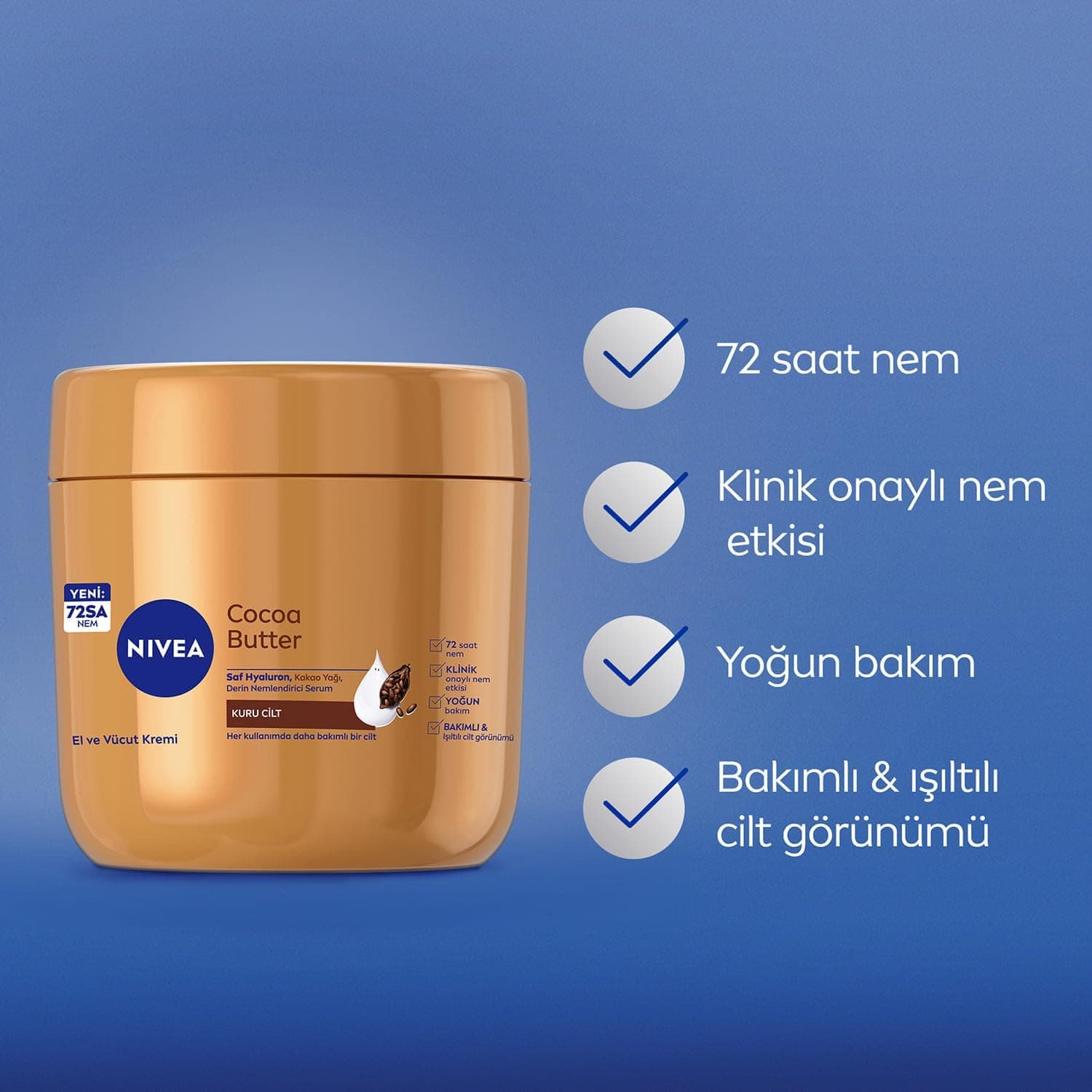 کرم مرطوبکننده دست و بدن NIVEA Cocoa Butter 400 ml کرم مرطوبکننده دست و بدن NIVEA Cocoa Butter 400 ml