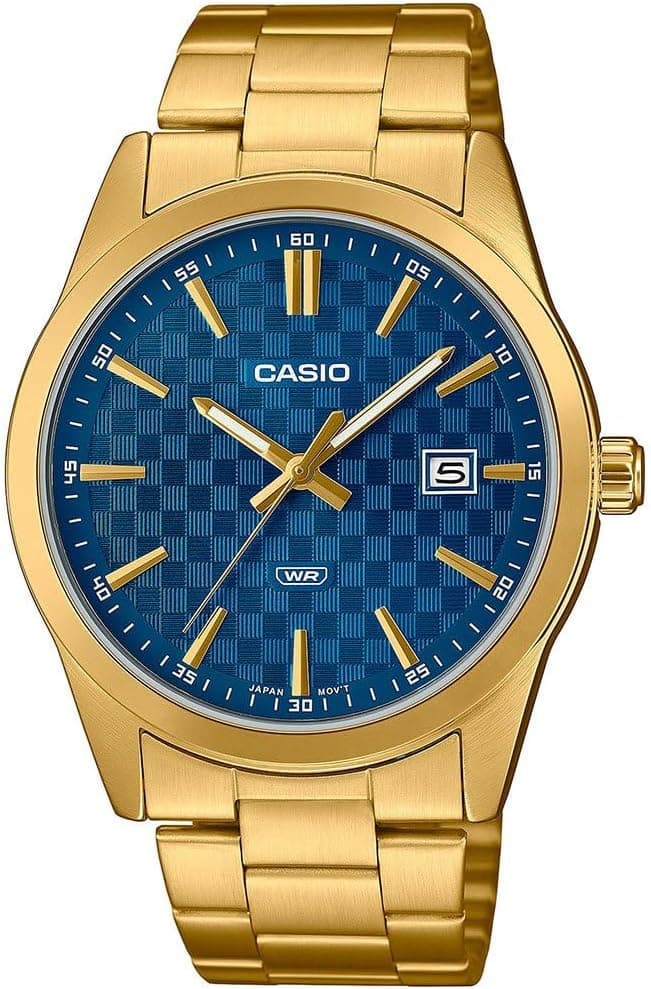 ساعت مردانه Casio با صفحه مشکی مدل MTP-VD02B-1EUDF ساعت مردانه Casio با صفحه مشکی مدل MTP-VD02B-1EUDF