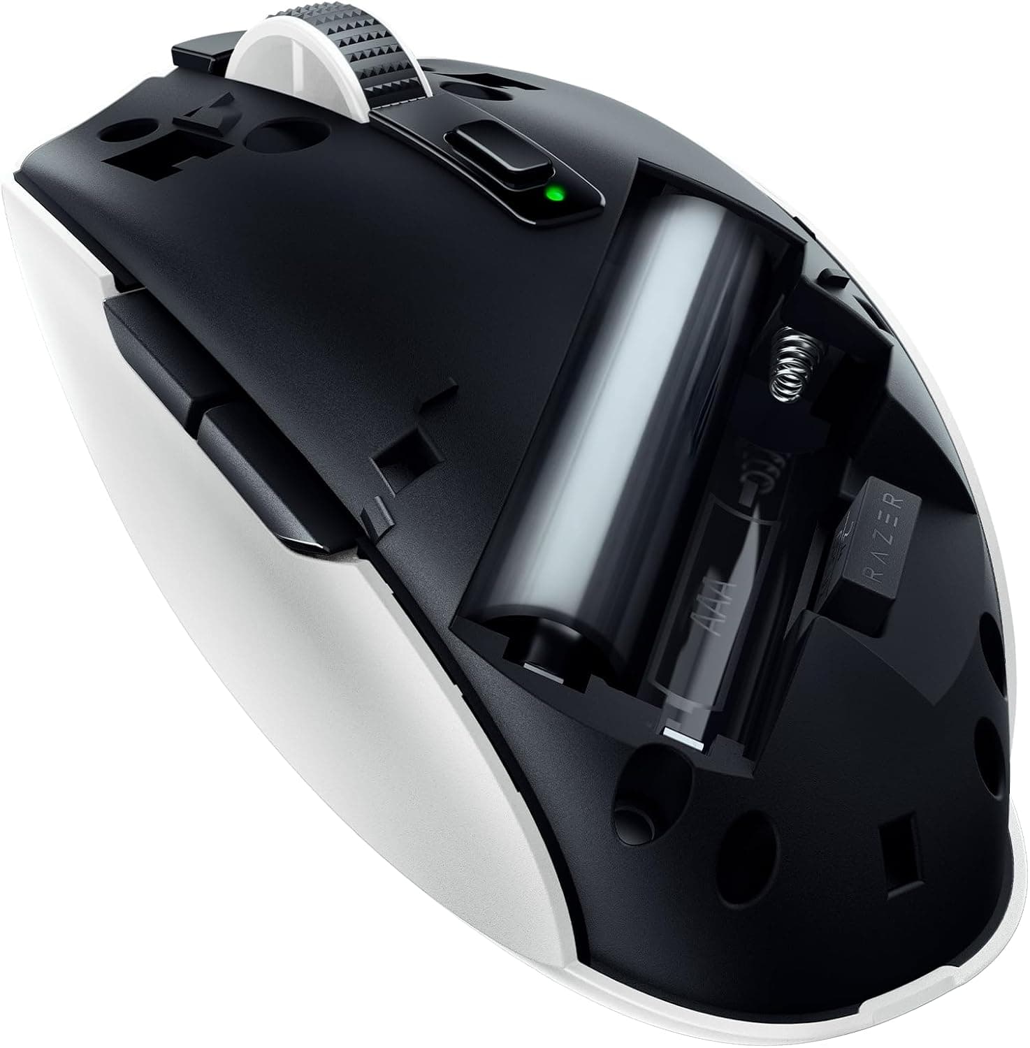 ماوس گیمینگ بیسیم همراه Razer با عمر باتری تا 950 ساعت، مدل Orochi V2، سفید ماوس گیمینگ بیسیم همراه Razer با عمر باتری تا 950 ساعت، مدل Orochi V2، سفید