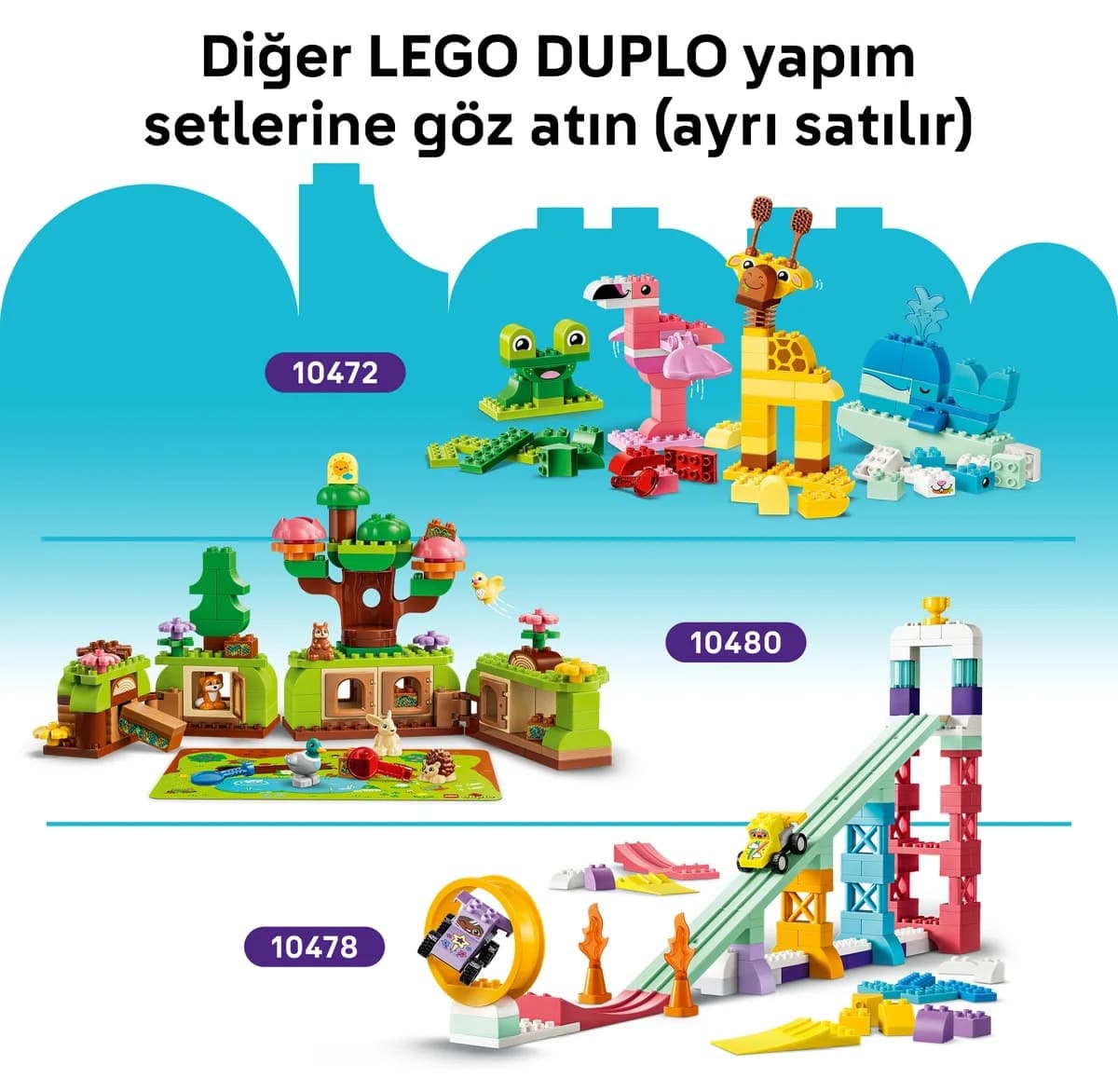 لگو DUPLO Classic جعبه خلاقانه رنگی 80 قطعه مدل 10479 لگو DUPLO Classic جعبه خلاقانه رنگی 80 قطعه مدل 10479