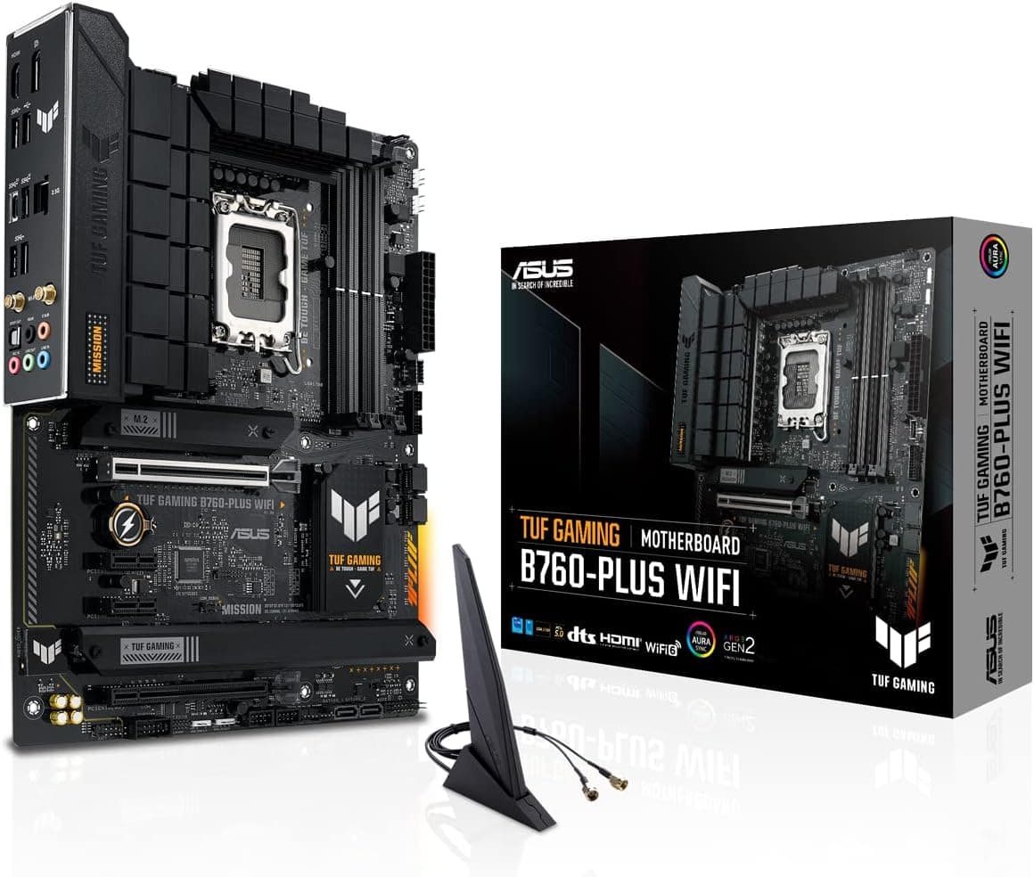 مادربورد ASUS TUF Gaming مدل B760-PLUS WiFi سوکت LGA 1700 مشکی مادربورد ASUS TUF Gaming مدل B760-PLUS WiFi سوکت LGA 1700 مشکی