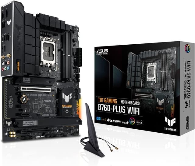 مادربورد ASUS TUF Gaming مدل B760-PLUS WiFi سوکت LGA 1700 مشکی مادربورد ASUS TUF Gaming مدل B760-PLUS WiFi سوکت LGA 1700 مشکی