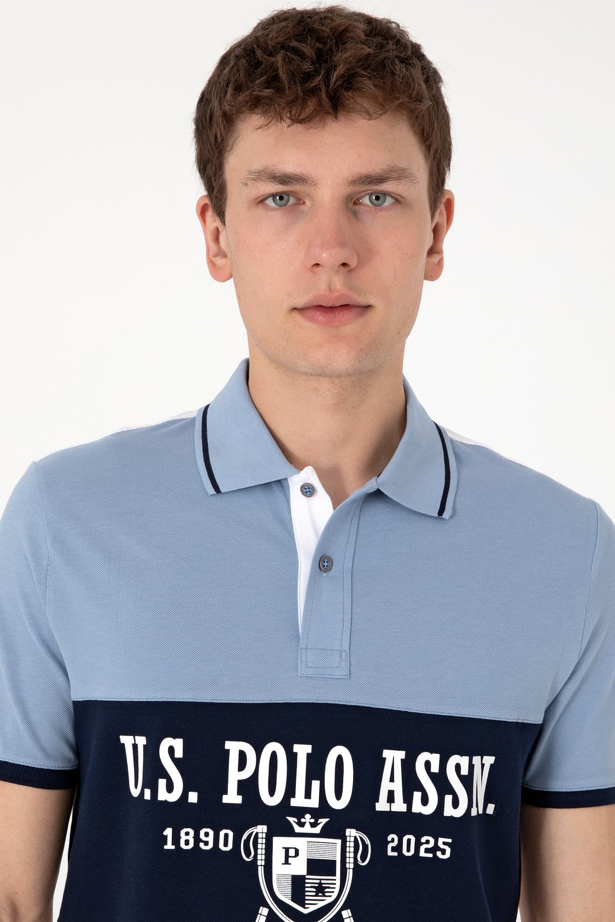 تیشرت مردانه U.S. Polo Assn. فیت معمولی یقه پولو سفید مدل 50299817-VR013 تیشرت مردانه U.S. Polo Assn. فیت معمولی یقه پولو سفید مدل 50299817-VR013