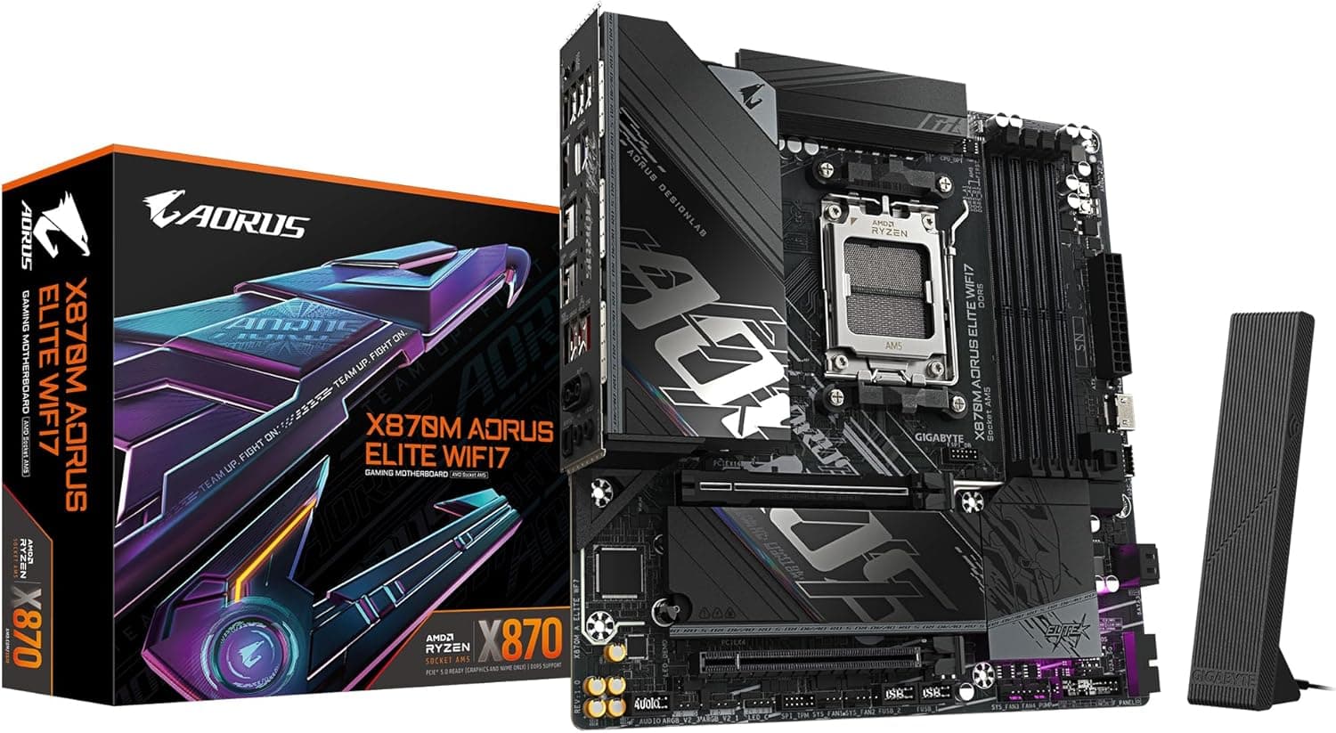 مادربرد Gigabyte برای پردازندههای AMD Ryzen 9000 مدل X870 A Elite WIFI7 Ice مادربرد Gigabyte برای پردازندههای AMD Ryzen 9000 مدل X870 A Elite WIFI7 Ice