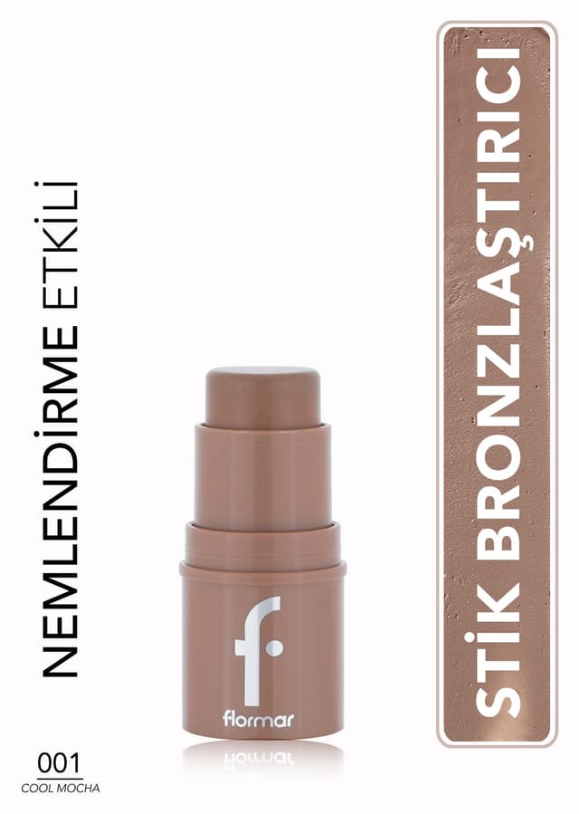 برنزر استیکی کرمی Flormar با جلوه طبیعی و اثر مرطوبکنندگی مدل 001COOLMOCHA برنزر استیکی کرمی Flormar با جلوه طبیعی و اثر مرطوبکنندگی مدل 001COOLMOCHA