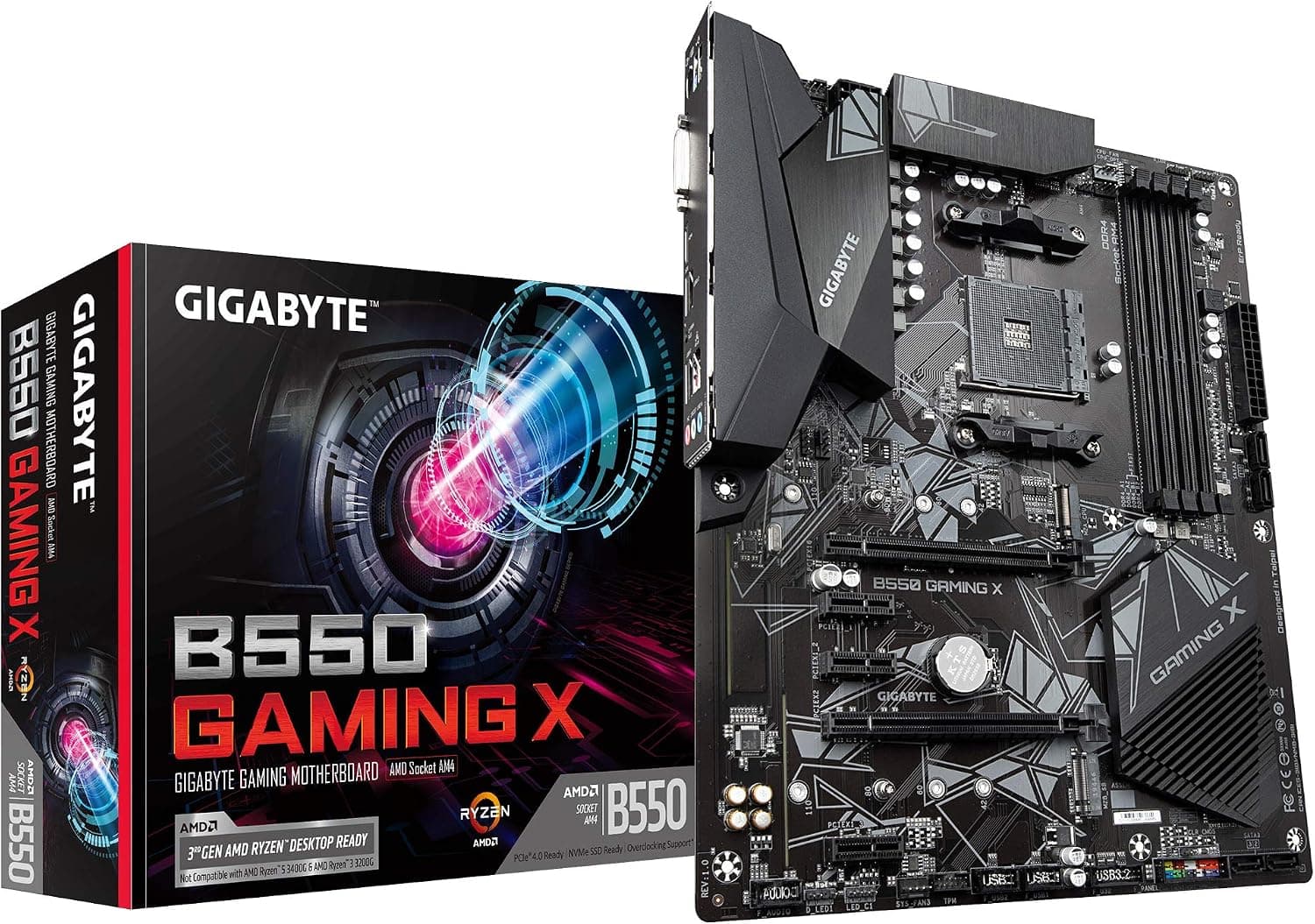 مادربرد Gigabyte مدل B550 Gaming X V2 سازگار با AMD Ryzen 5000 مادربرد Gigabyte مدل B550 Gaming X V2 سازگار با AMD Ryzen 5000