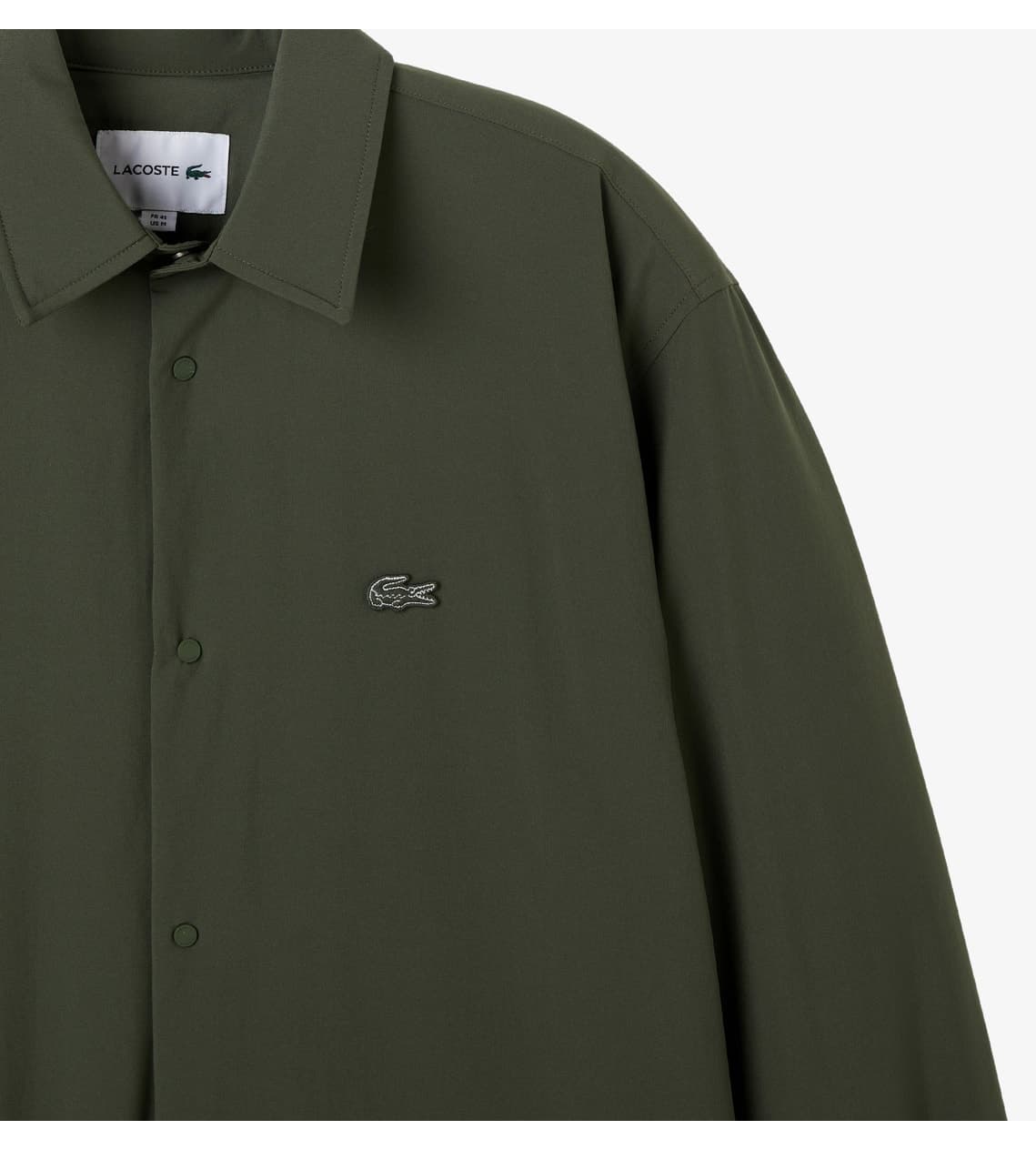 پیراهن رویی مردانه Lacoste فیت اورسایز خاکی پیراهن رویی مردانه Lacoste فیت اورسایز خاکی