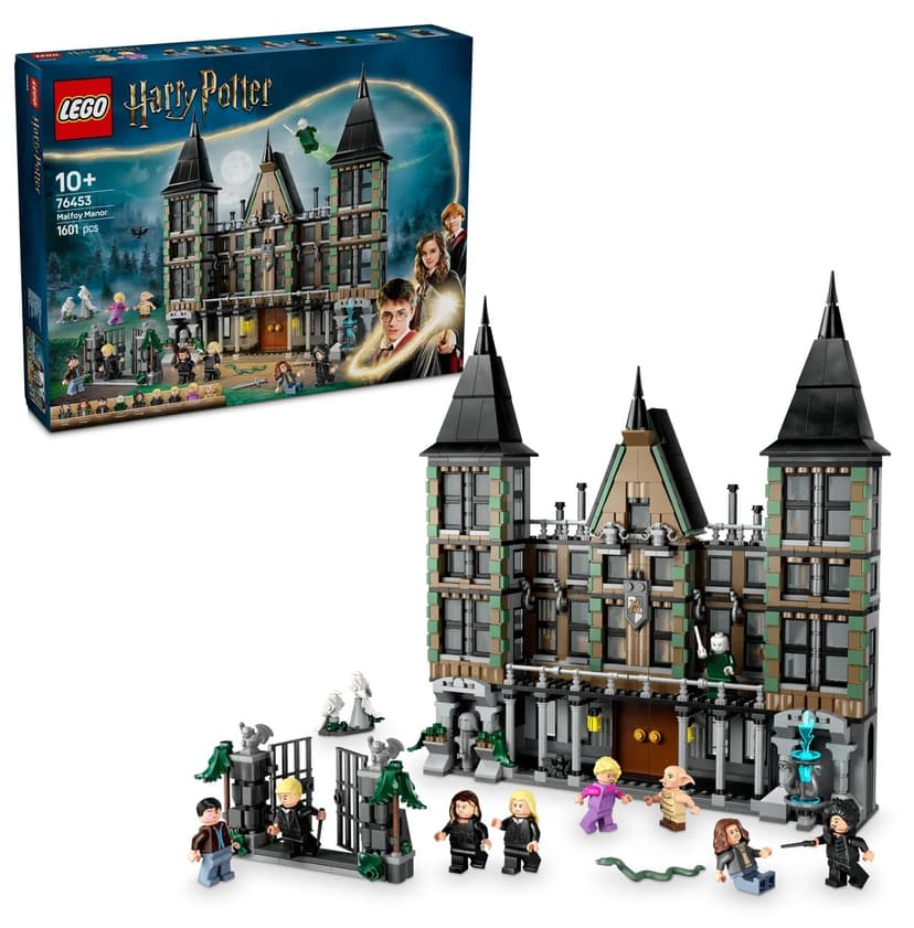 لگو سری Harry Potter عمارت مالفوی مدل 76453 با 1601 قطعه لگو سری Harry Potter عمارت مالفوی مدل 76453 با 1601 قطعه