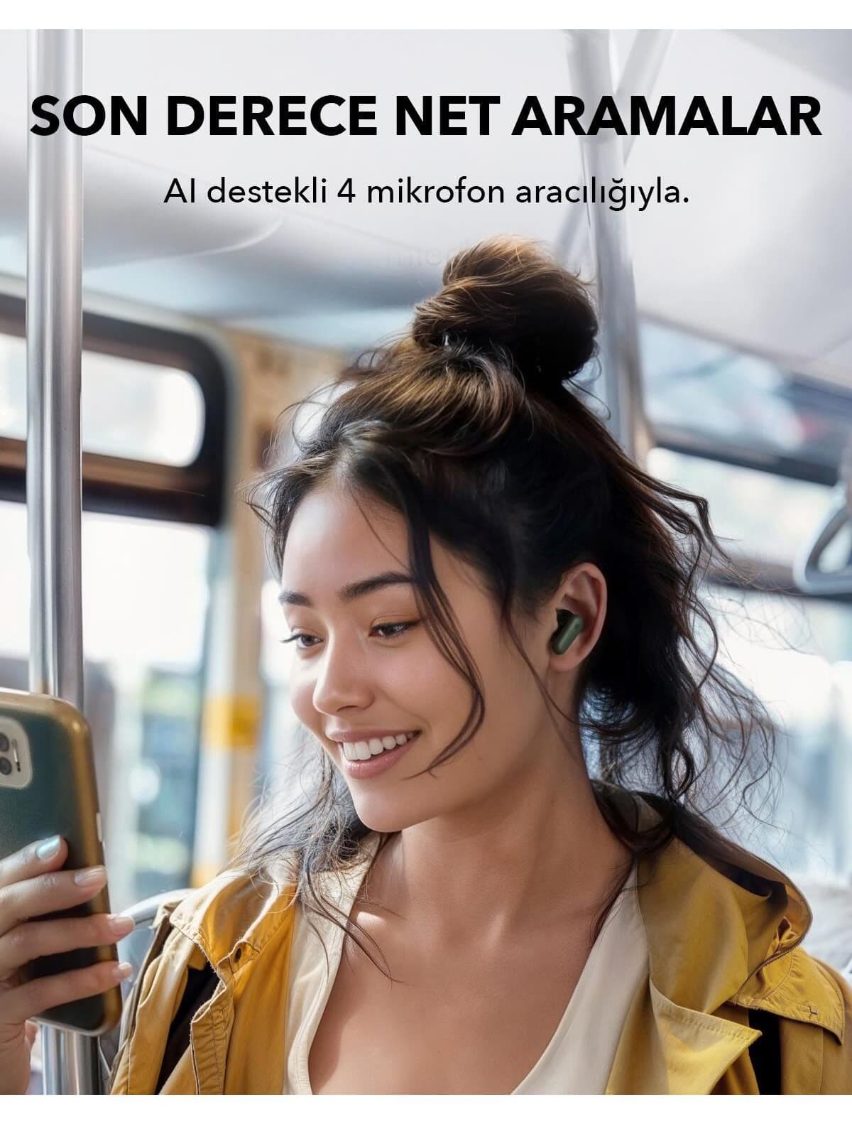 هدفون بلوتوثی داخلگوشی Anker Soundcore R50i NC با حذف نویز سبز مدل A3959 هدفون بلوتوثی داخلگوشی Anker Soundcore R50i NC با حذف نویز سبز مدل A3959