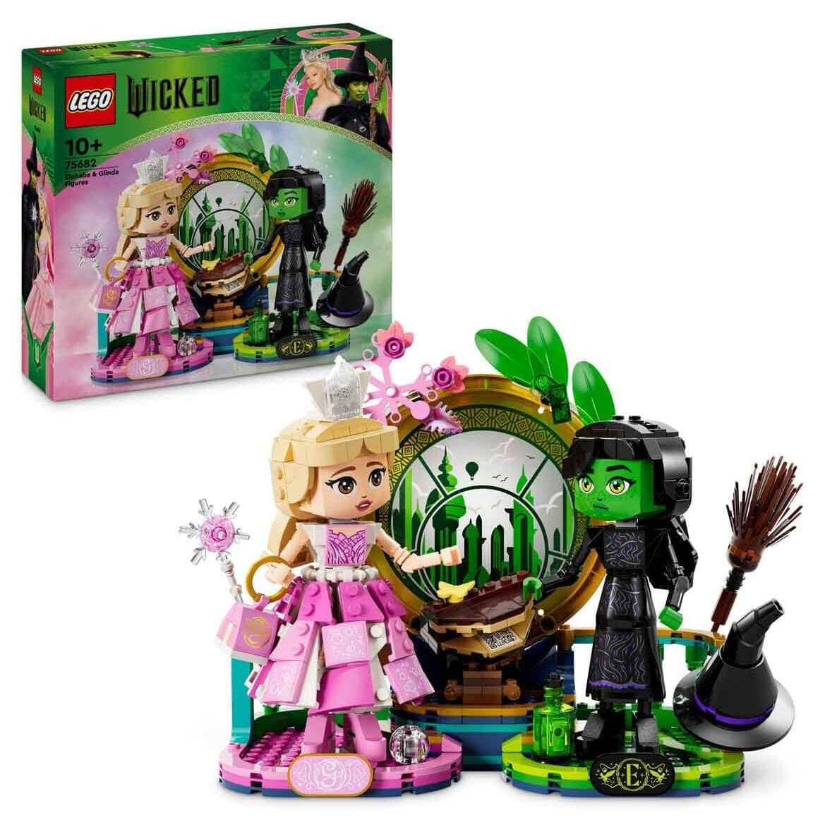 لگو Wicked با فیگورهای Elphaba و Glinda مدل 75682 با 558 قطعه لگو Wicked با فیگورهای Elphaba و Glinda مدل 75682 با 558 قطعه