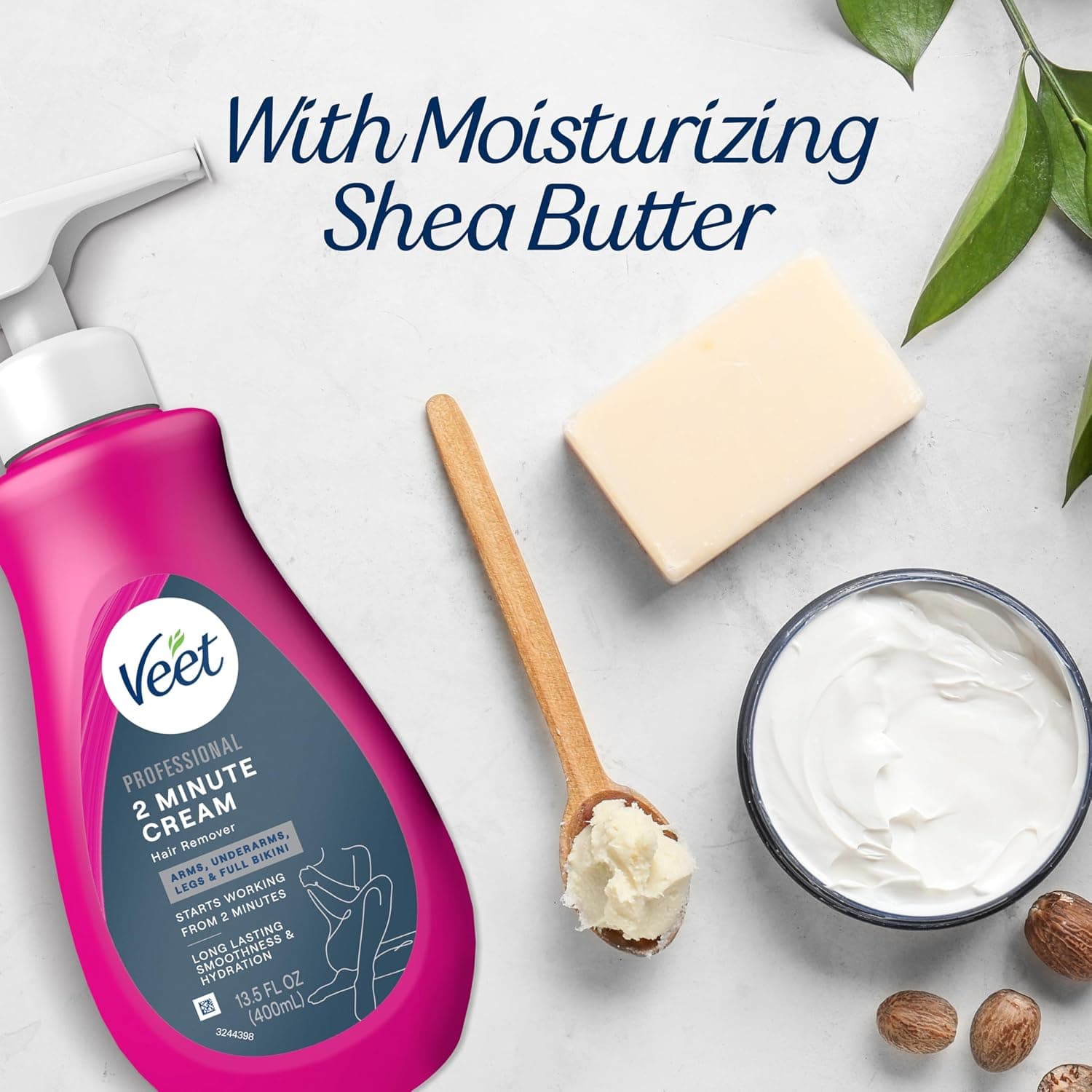 کرم موبر Veet Professional مناسب انواع پوست از جمله حساس، 2 دقیقهای 13.5 fl oz کرم موبر Veet Professional مناسب انواع پوست از جمله حساس، 2 دقیقهای 13.5 fl oz