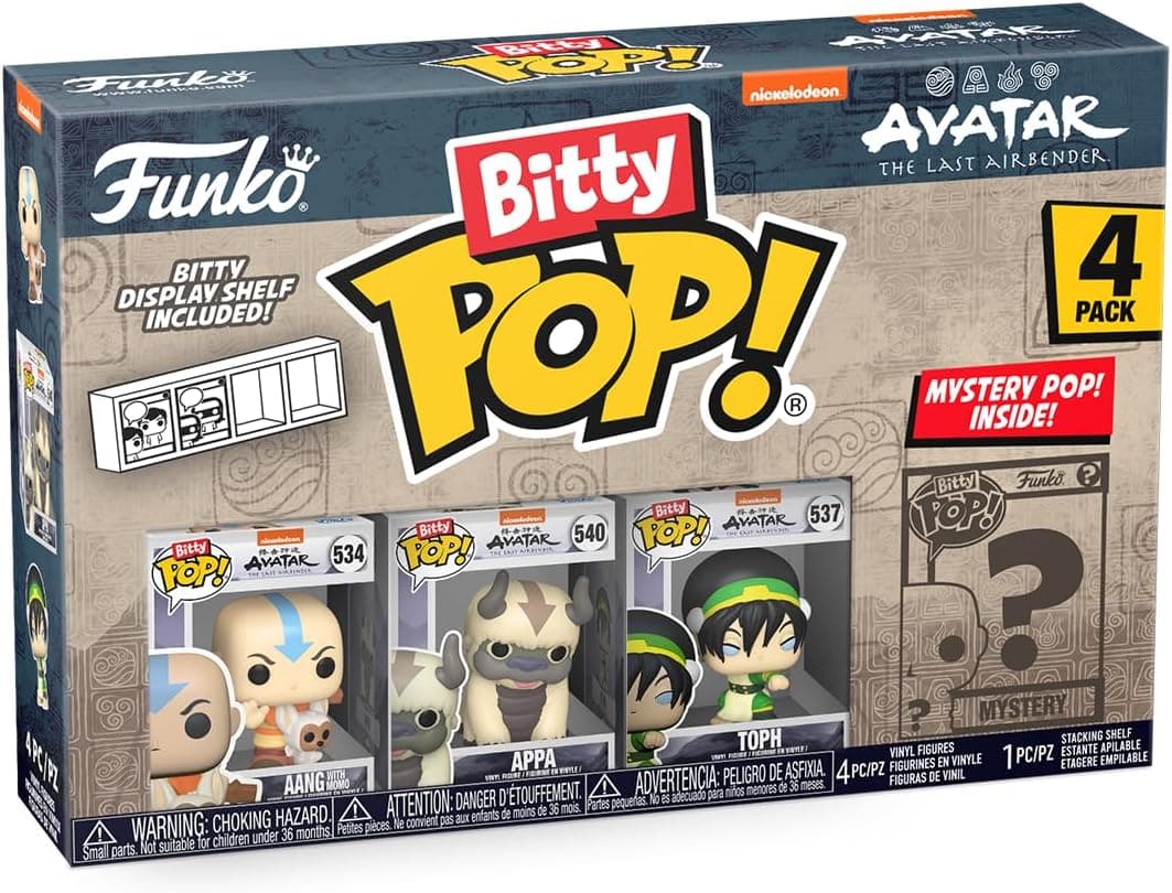 مینی فیگور Funko Bitty Pop! Avatar: The Last Airbender بسته 4 تایی مینی فیگور Funko Bitty Pop! Avatar: The Last Airbender بسته 4 تایی