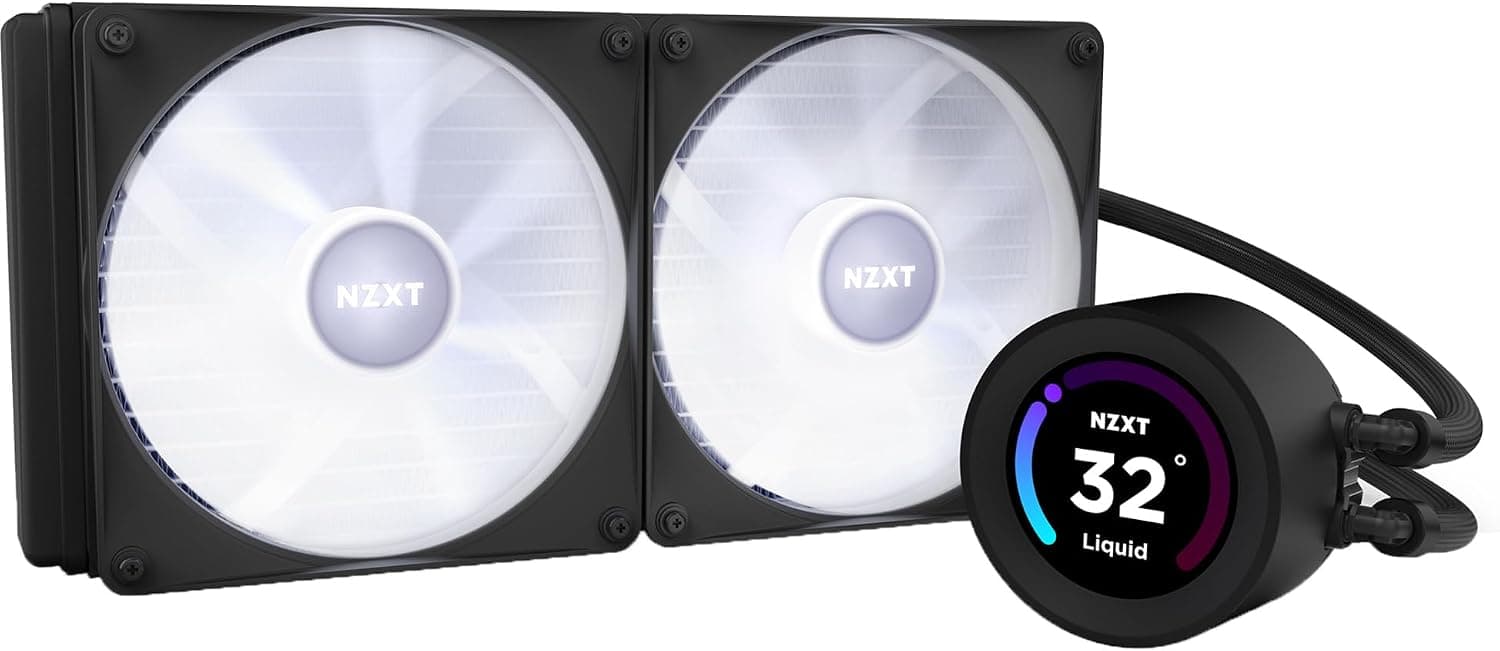 خنککننده مایع پردازنده NZXT Kraken Elite 280 RGB با نمایشگر LCD قابل تنظیم 2.36 اینچی، 2 x F140 RGB Core Fan، مشکی مدل RL-KR28E-B1 خنککننده مایع پردازنده NZXT Kraken Elite 280 RGB با نمایشگر LCD قابل تنظیم 2.36 اینچی، 2 x F140 RGB Core Fan، مشکی مدل RL-KR28E-B1