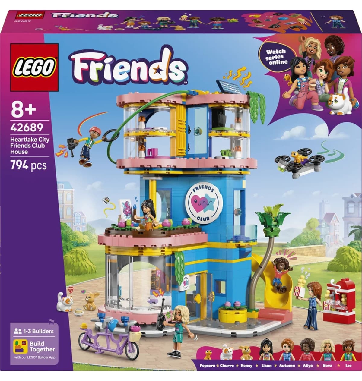 لگو Friends مدل 42689 Heartlake Şehri Kulüp Evi ۷۹۴ قطعه برای ۸+ سال لگو Friends مدل 42689 Heartlake Şehri Kulüp Evi ۷۹۴ قطعه برای ۸+ سال