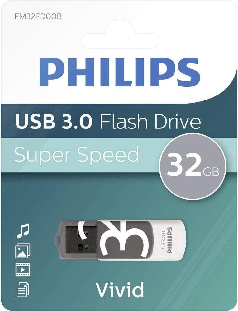 فلش مموری Philips Vivid Super Speed 32 GB USB 3.0 نارنجی فلش مموری Philips Vivid Super Speed 32 GB USB 3.0 نارنجی