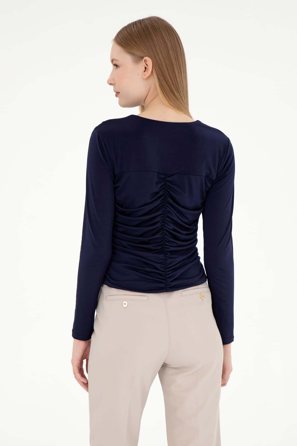 سویشرت زنانه U.S. Polo Assn. سرمهای یقه گرد مدل 50291561-VR033 سویشرت زنانه U.S. Polo Assn. سرمهای یقه گرد مدل 50291561-VR033