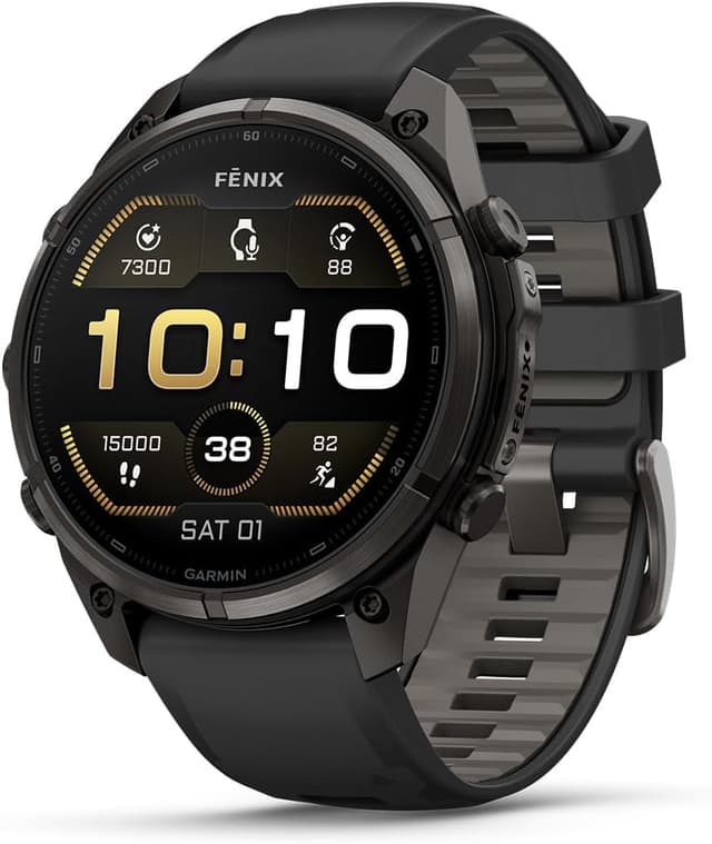 ساعت هوشمند Garmin مدل fenix 9 Pro تیتانیومی DLC کربنخاکستری 47 میلیمتر ساعت هوشمند Garmin مدل fenix 9 Pro تیتانیومی DLC کربنخاکستری 47 میلیمتر
