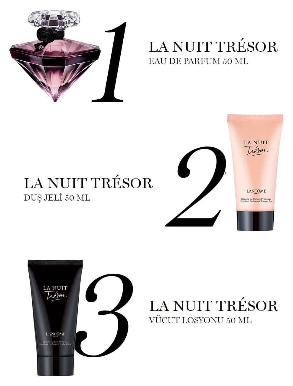 ست عطر Lancome La Nuit Tresor مدل 3614274787559 ست عطر Lancome La Nuit Tresor مدل 3614274787559