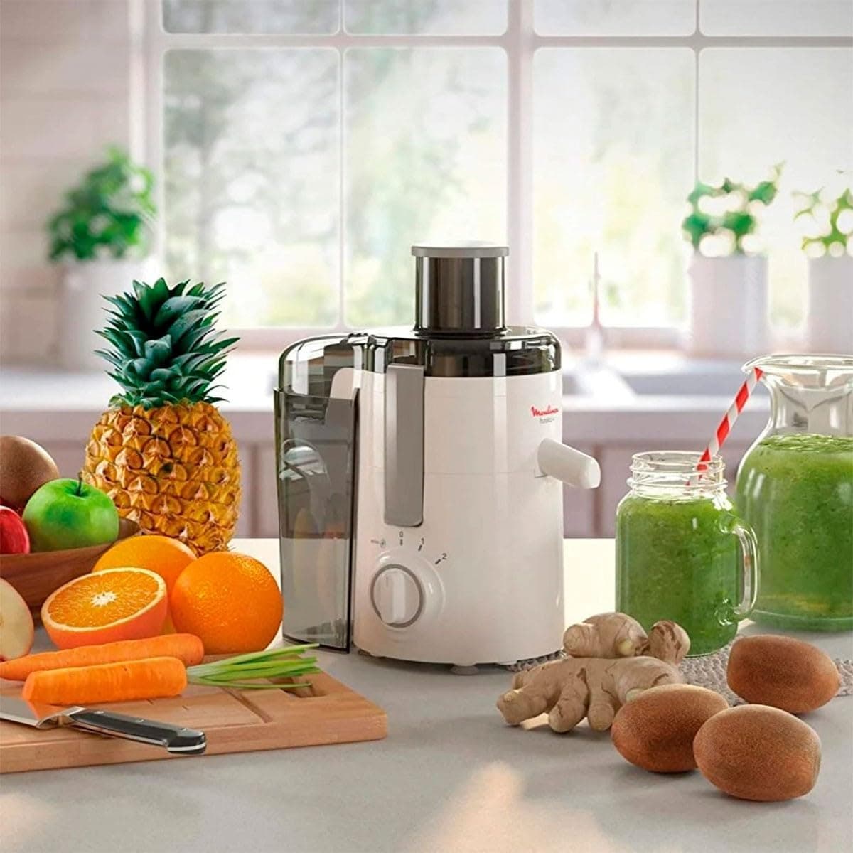آبمیوهگیری Moulinex Frutelia+ مدل JU3701 دهانه گشاد ۲ سرعت پالس 350 W آبمیوهگیری Moulinex Frutelia+ مدل JU3701 دهانه گشاد ۲ سرعت پالس 350 W