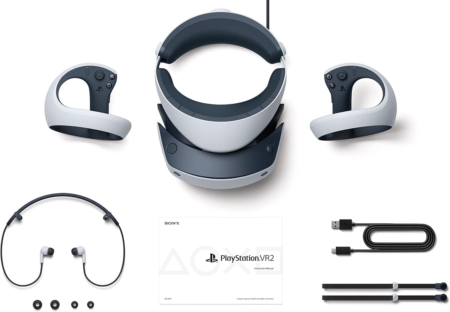 هدست نمایشگر روی سر PlayStation Sony VR2 مشکی و سفید هدست نمایشگر روی سر PlayStation Sony VR2 مشکی و سفید