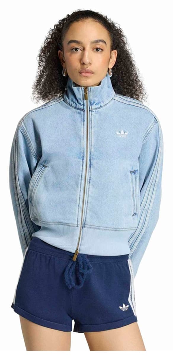 ژاکت زنانه adidas آبی روشن مدل KQ6492-K ژاکت زنانه adidas آبی روشن مدل KQ6492-K