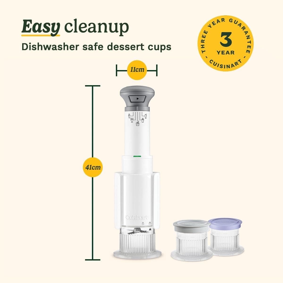 دستگاه بستنیساز CUISINART مدل Fast Freeze دستگاه بستنیساز CUISINART مدل Fast Freeze