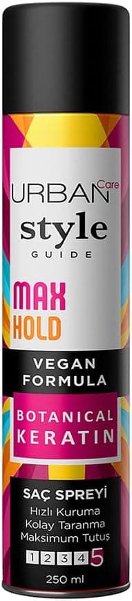 اسپری مو Urban Care Style Guide Max Hold با نگهدارندگی حداکثری وگان 250 ml اسپری مو Urban Care Style Guide Max Hold با نگهدارندگی حداکثری وگان 250 ml