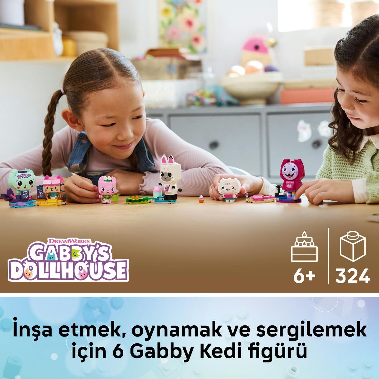 لگو Gabby's Dollhouse دوستان گربهای Gabby مدل 11215 لگو Gabby's Dollhouse دوستان گربهای Gabby مدل 11215