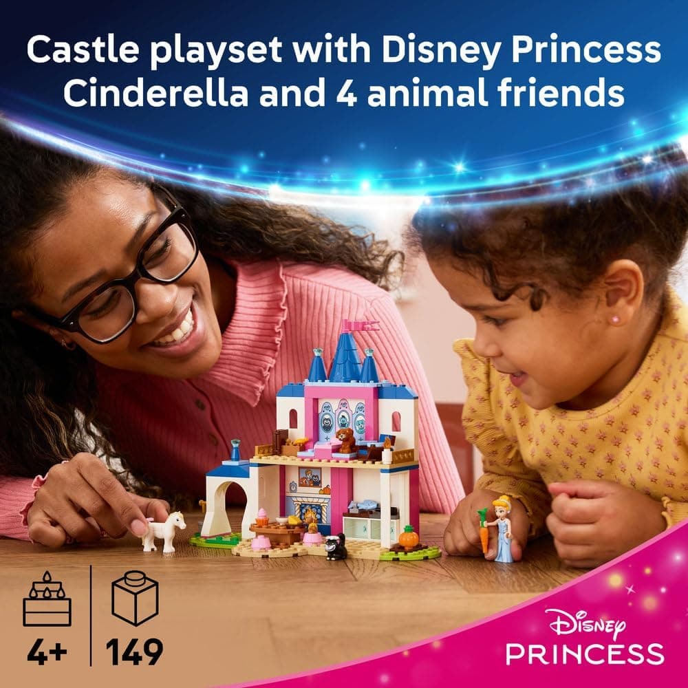 لگو Disney Princess قلعه Cinderella و دوستان حیوانی مدل 43283 لگو Disney Princess قلعه Cinderella و دوستان حیوانی مدل 43283