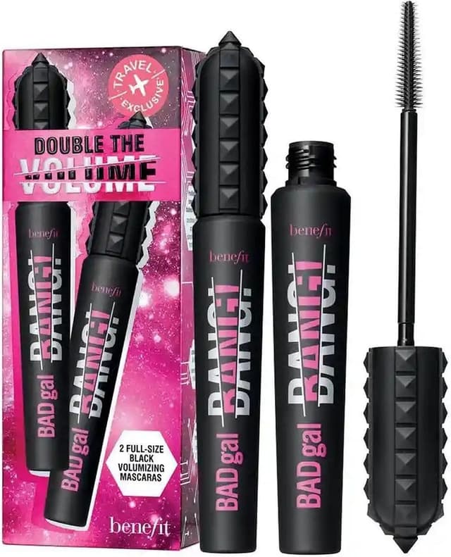 ماسک حجمدهنده مژه Benefit مدل BADGAL BANG! بسته 2x8.5ml ماسک حجمدهنده مژه Benefit مدل BADGAL BANG! بسته 2x8.5ml
