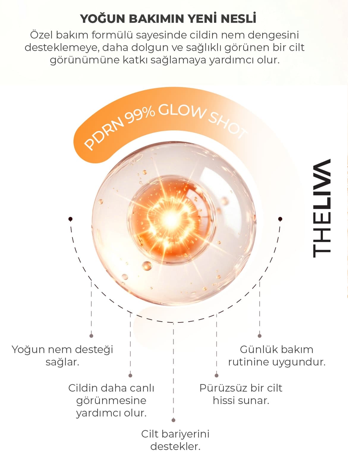 آمپول The Liva با افکت پوست شیشهای و درخشانکننده مدل PDRN Glow Shot بسته 5 تایی آمپول The Liva با افکت پوست شیشهای و درخشانکننده مدل PDRN Glow Shot بسته 5 تایی