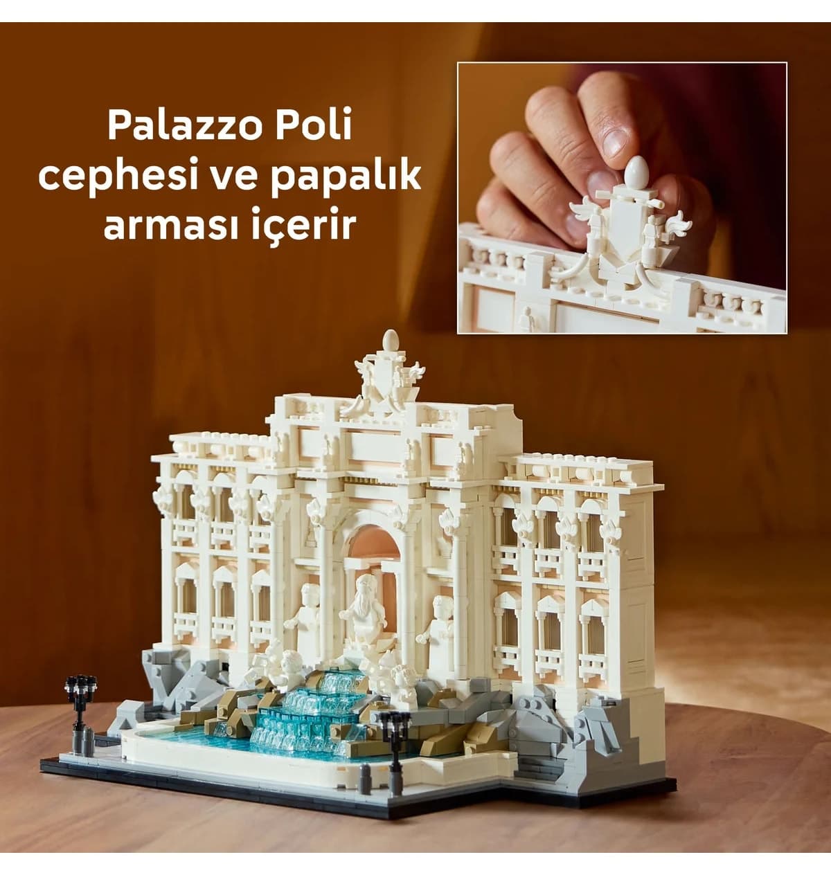 لگو Architecture فواره تروی مدل 21062 با 1880 قطعه لگو Architecture فواره تروی مدل 21062 با 1880 قطعه