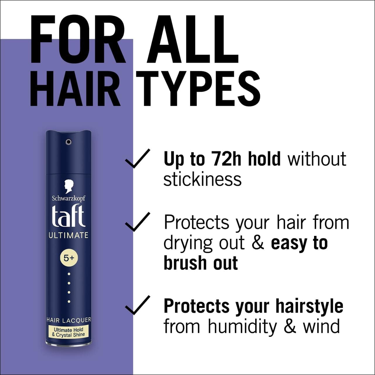 اسپری حالتدهنده مو Taft Schwarzkopf مدل Ultimate 250 ml با نگهدارندگی 5+ اسپری حالتدهنده مو Taft Schwarzkopf مدل Ultimate 250 ml با نگهدارندگی 5+