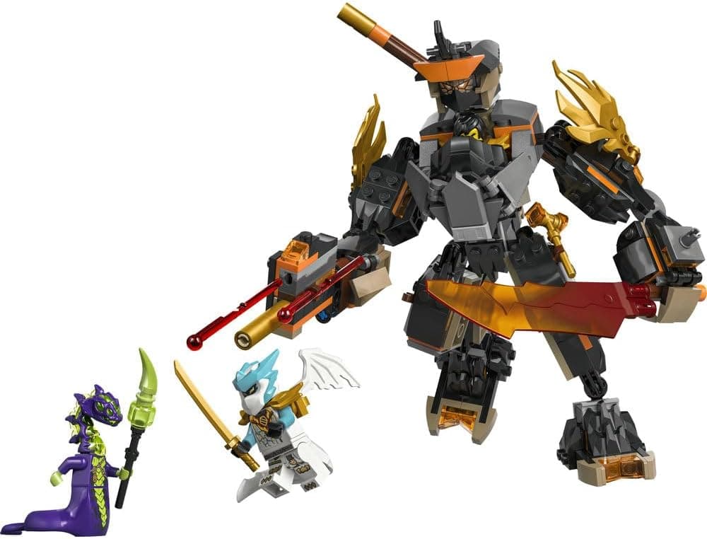 لگو NINJAGO Cole's Mission Mech & Dragon Zane مدل 71854 لگو NINJAGO Cole's Mission Mech & Dragon Zane مدل 71854