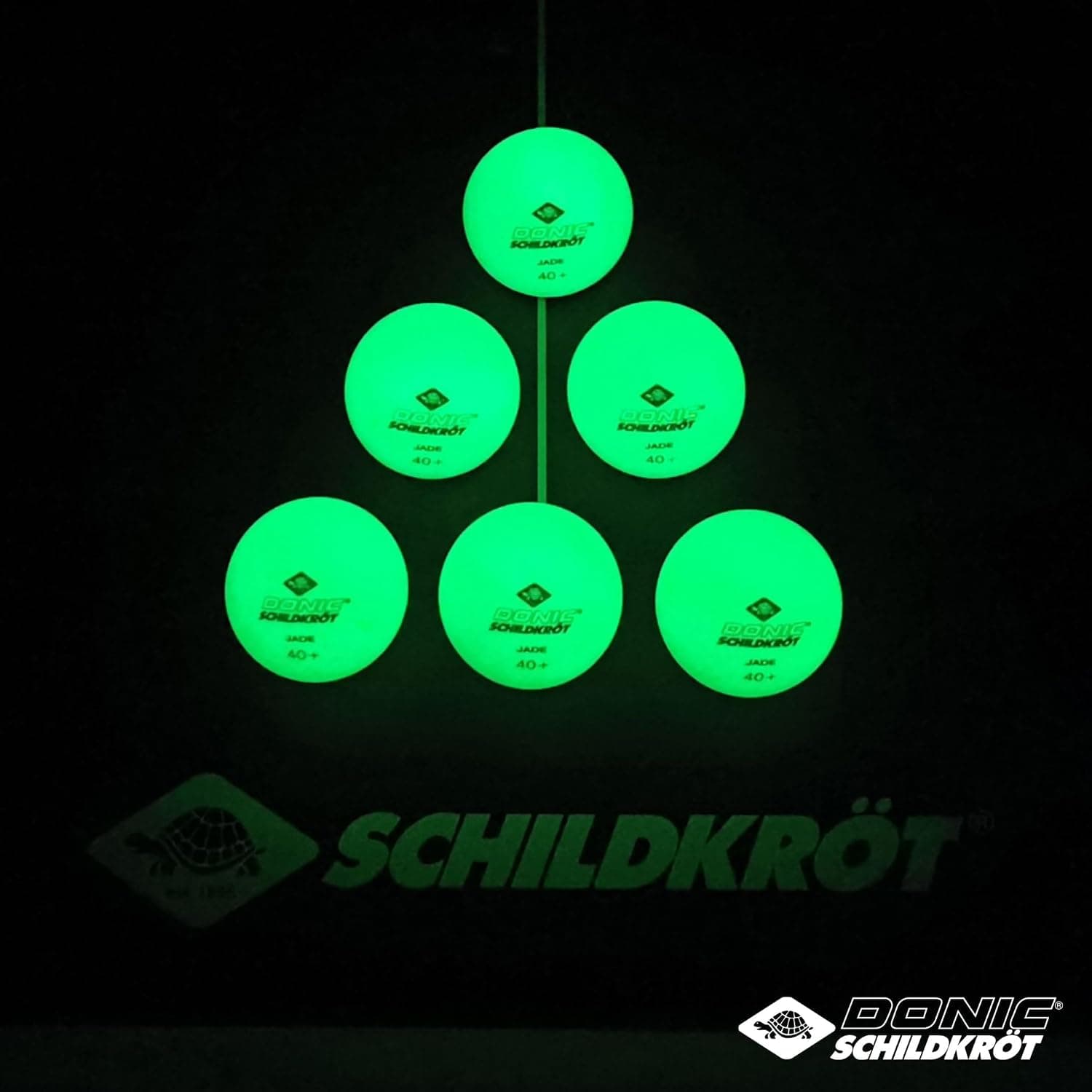 توپ تنیس روی میز Donic-Schildkröt شبتاب مدل Poly توپ تنیس روی میز Donic-Schildkröt شبتاب مدل Poly