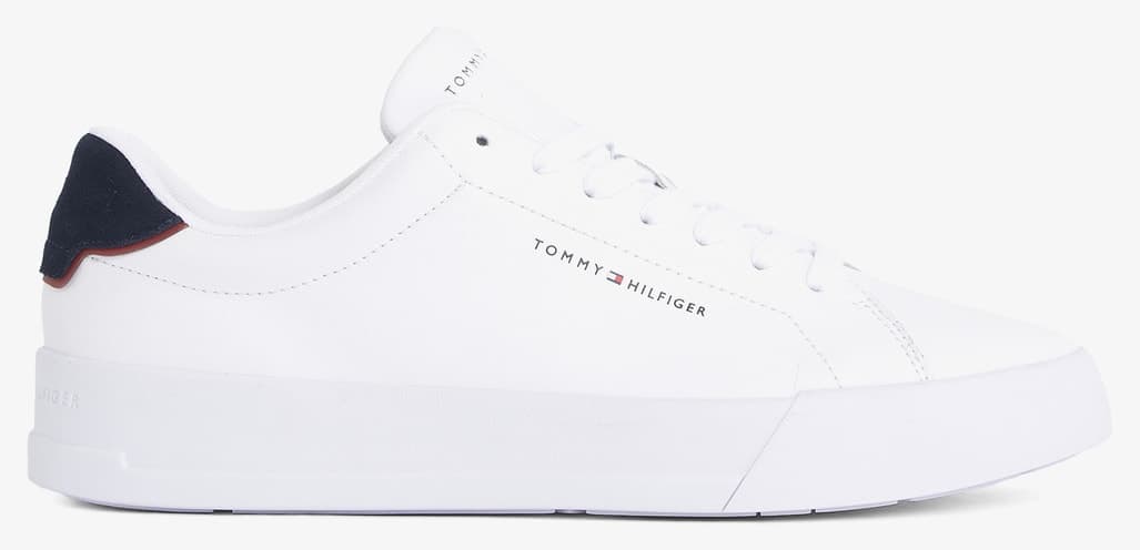 کفش اسنیکر مردانه Tommy Hilfiger مدل Court سفید کفش اسنیکر مردانه Tommy Hilfiger مدل Court سفید