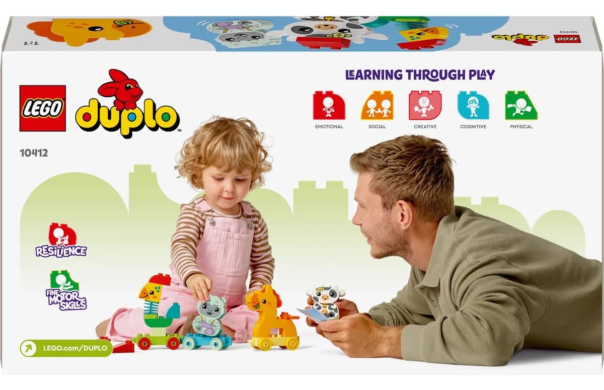 لگو DUPLO قطار حیوانات مدل 10412 با ۱۹ قطعه لگو DUPLO قطار حیوانات مدل 10412 با ۱۹ قطعه