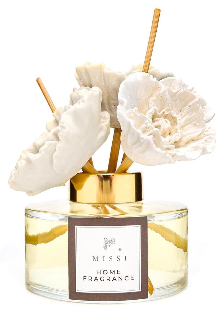 خوشبوکننده هوای اتاق Missi سرامیکی با چوب بامبو رایحه وانیل مشکی 150 ml خوشبوکننده هوای اتاق Missi سرامیکی با چوب بامبو رایحه وانیل مشکی 150 ml