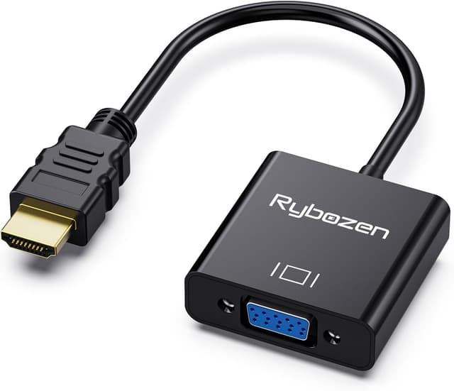 آداپتور HDMI به VGA DigitConvert با روکش طلا نر به ماده آداپتور HDMI به VGA DigitConvert با روکش طلا نر به ماده